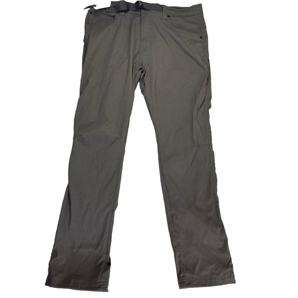 Wrangler ATG Men's Gray 36X30 Hiking Pants With Belt
